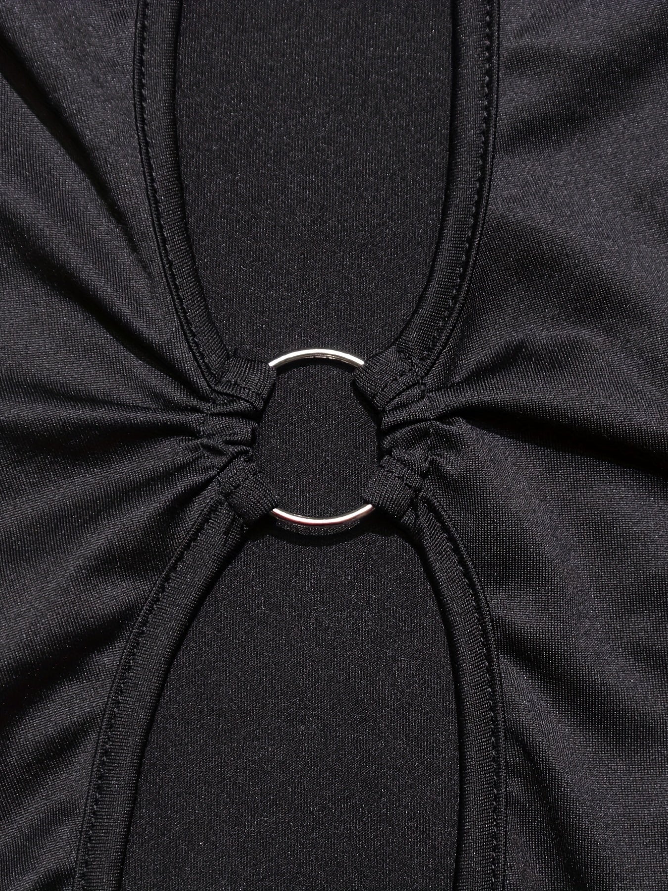 Stretchy Midriff-Baring Summer Jumpsuit with Side Cutouts