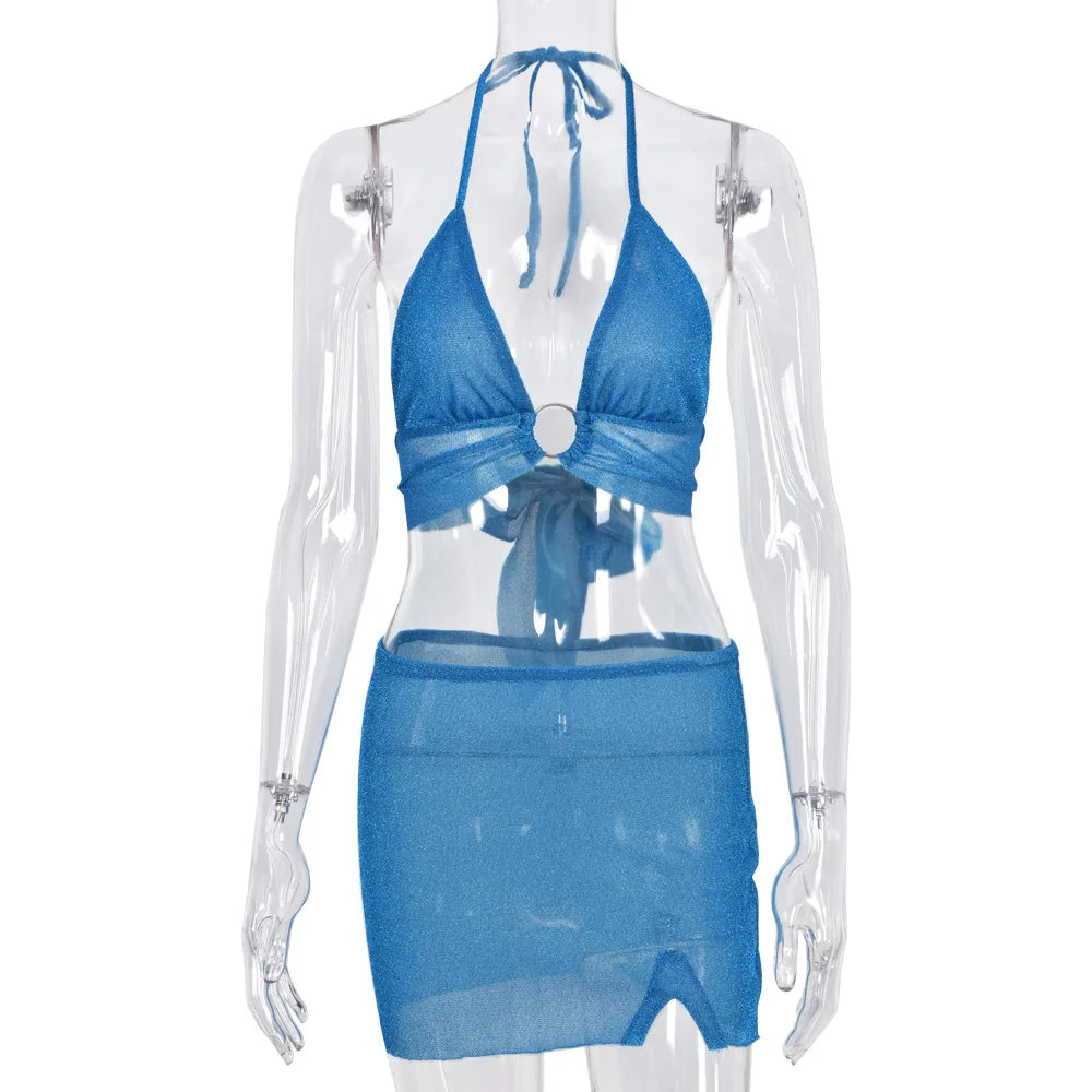 Matching Sets Grunge Fairy Two Piece Skirt