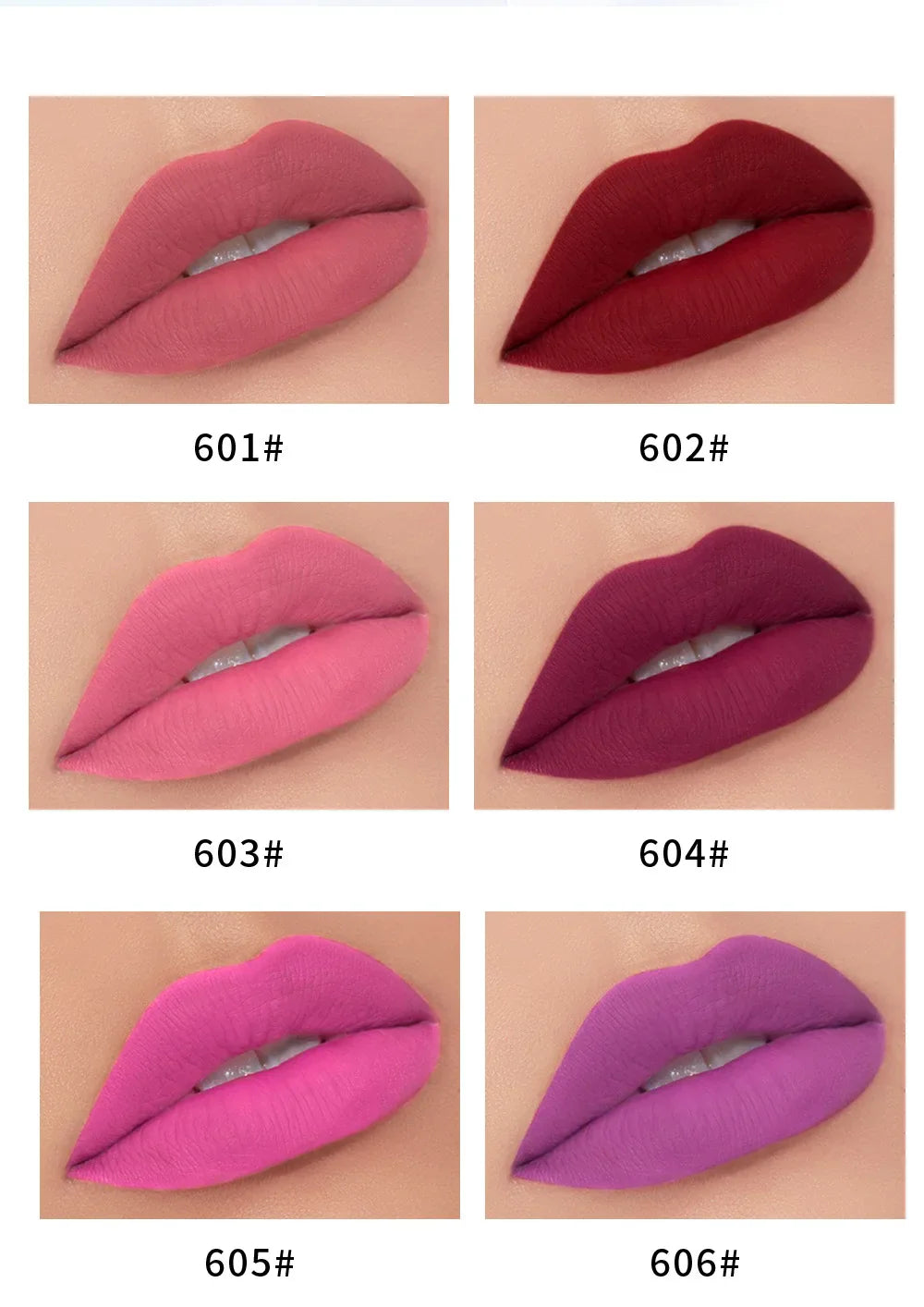 Matte Liquid Lipstick Waterproof Long Lasting Sexy Velvet Lip Gloss Nude Pigment Red Black Women Beauty Makeup Cosmetics