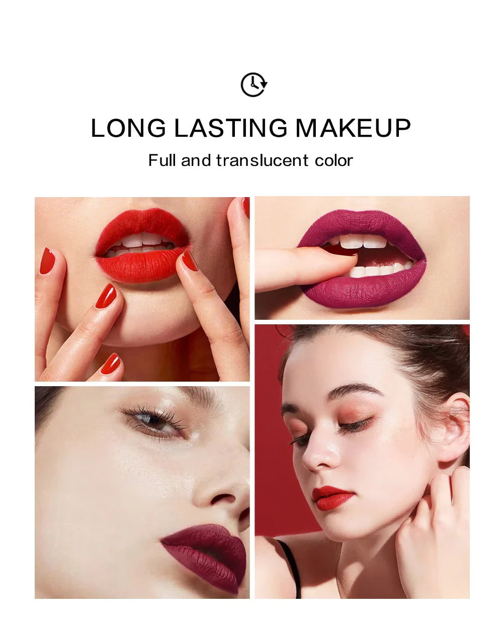 Matte Liquid Lipstick Waterproof Long Lasting Sexy Velvet Lip Gloss Nude Pigment Red Black Women Beauty Makeup Cosmetics