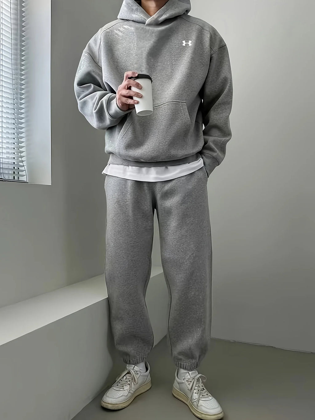 Men’s fall/winter set: hoodie + corduroy pants! Breathable hoodie, thick warm pants. One set for outfits, fall/winter must-have!