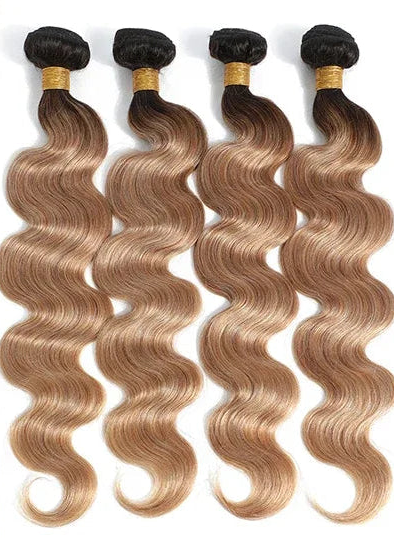 Honey Blonde Bundles Human Hair Body Wave Human Hair Bundles Remy Brazilian Human Hair Weave Extentions 1/3/4 pcs Bundle Deals
