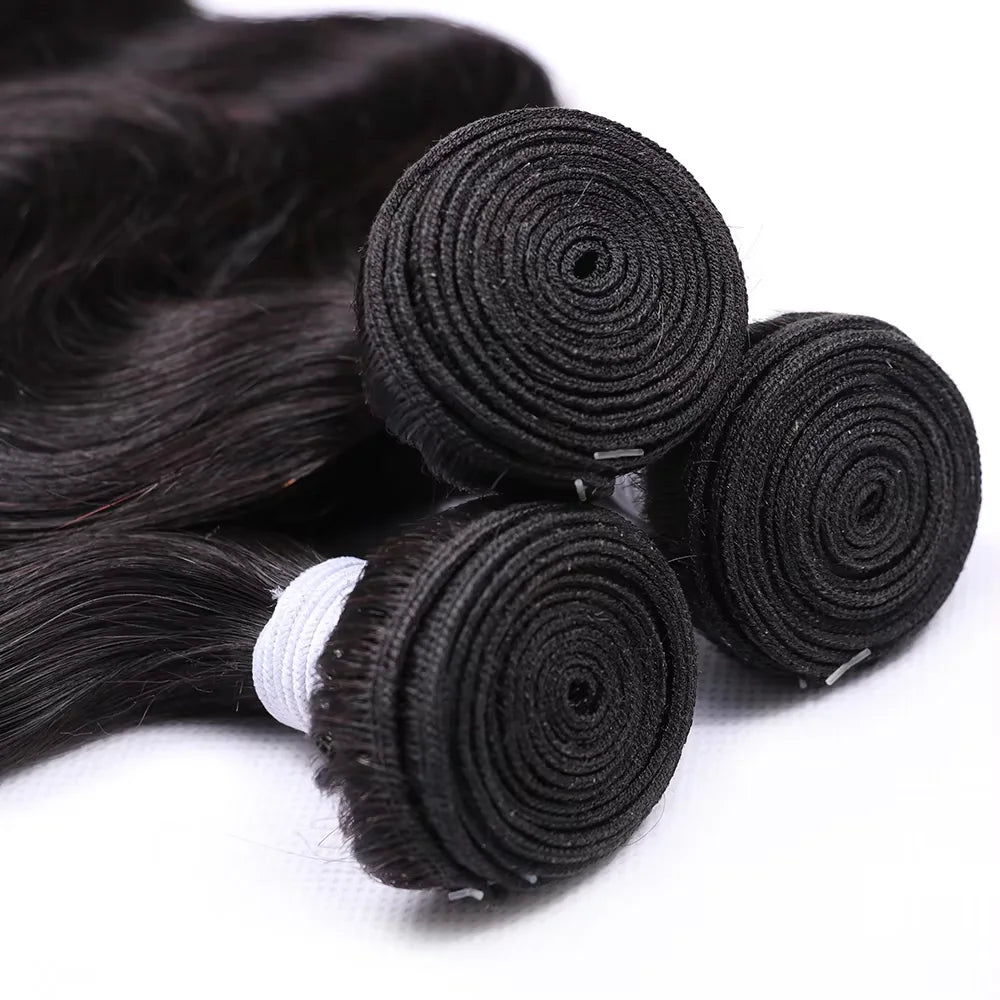 Body Wave Human Hair Extensions Curly Bundles Brazilian Hair Weavings 100% Human Hair Bundles 10-26 38 40 Inch 1/3/4 Bundles 50g
