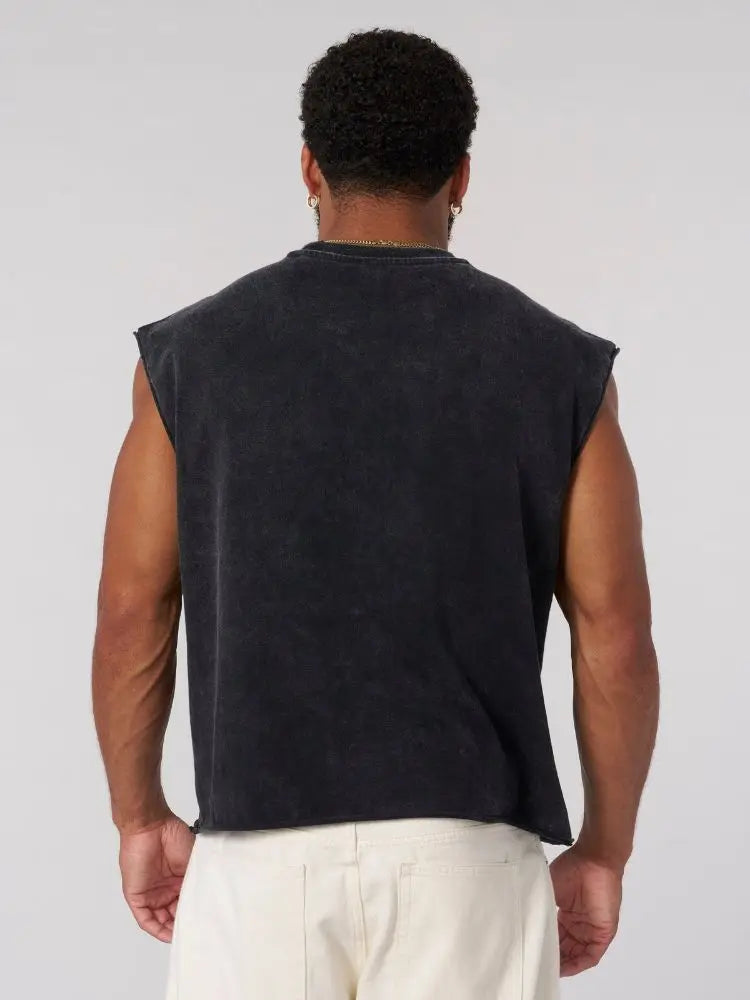 Men's Brand Summer Gym Cotton Tank Top Sleeveless Shirt Man Bodybuilding Clothing Casual Fitness Workout Running Vest Sportswear