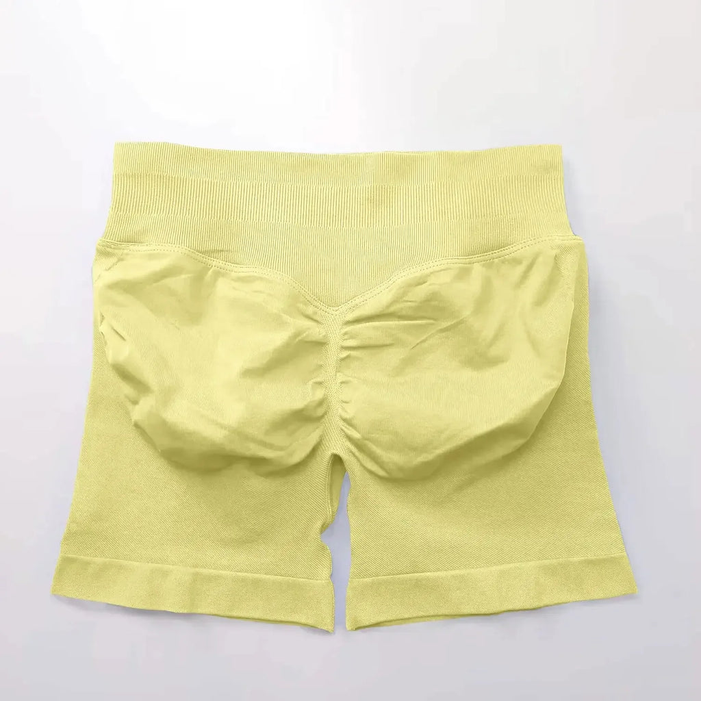 Seamless 4.5" Gym Shorts Woman Scrunch Butt Fitness