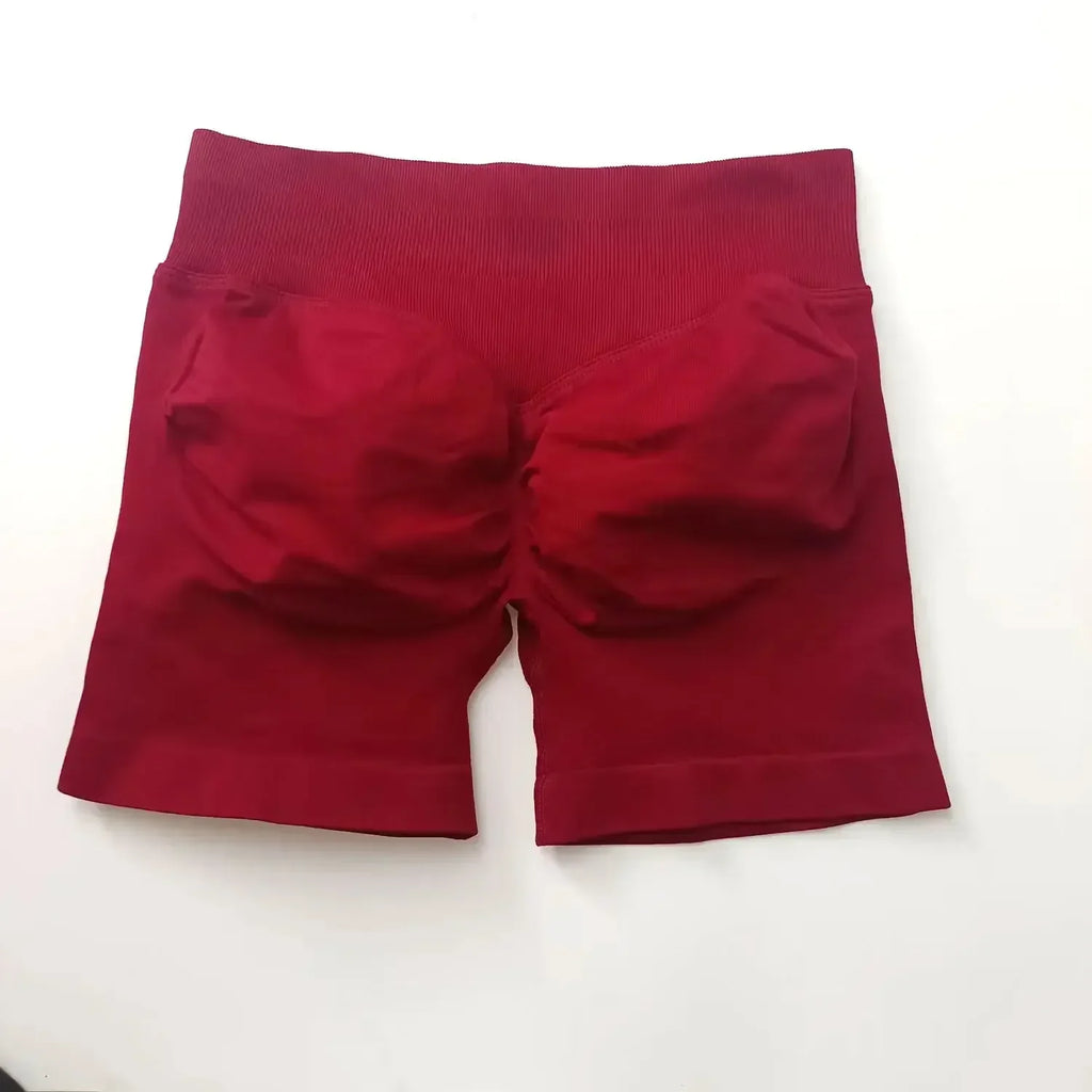 Seamless 4.5" Gym Shorts Woman Scrunch Butt Fitness