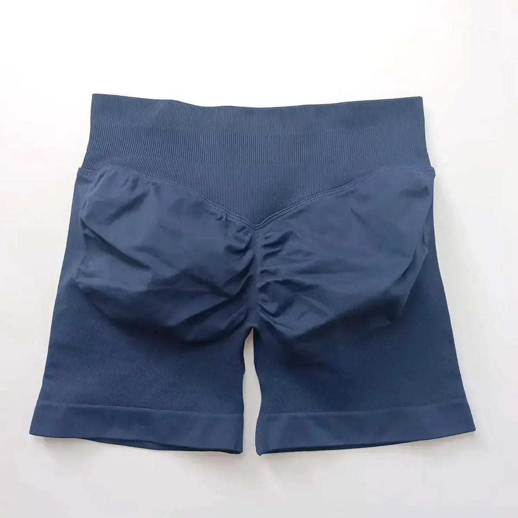 Seamless 4.5" Gym Shorts Woman Scrunch Butt Fitness