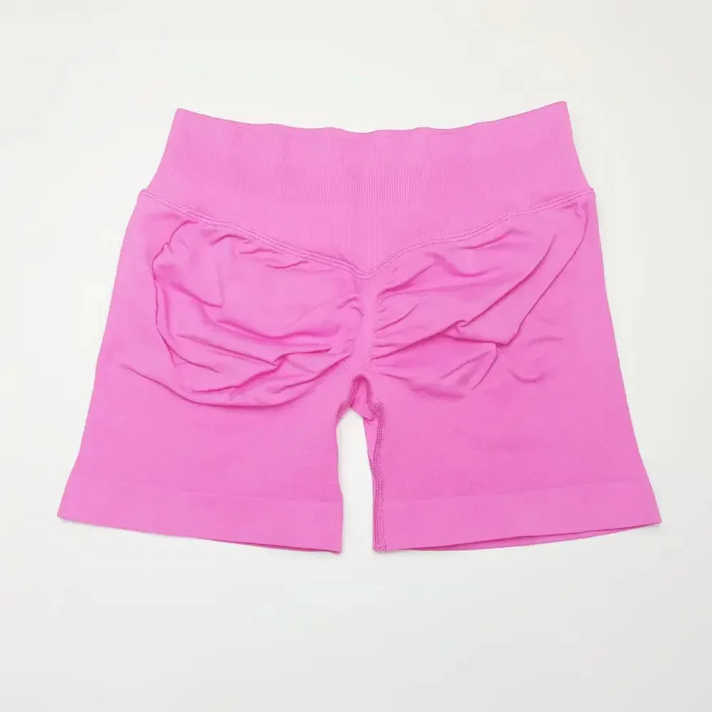 Seamless 4.5" Gym Shorts Woman Scrunch Butt Fitness