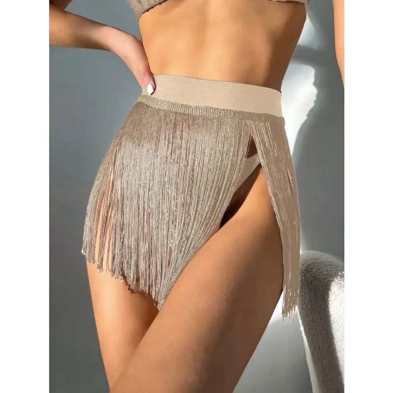 New fringed short skirt beach resort shirt swimming skirt