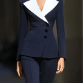 Women's Autumn Collar Suit Set